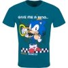 T-shirt Sonic zielony
